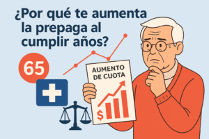 Aumento de cuota de prepaga por franja etaria en adultos mayores