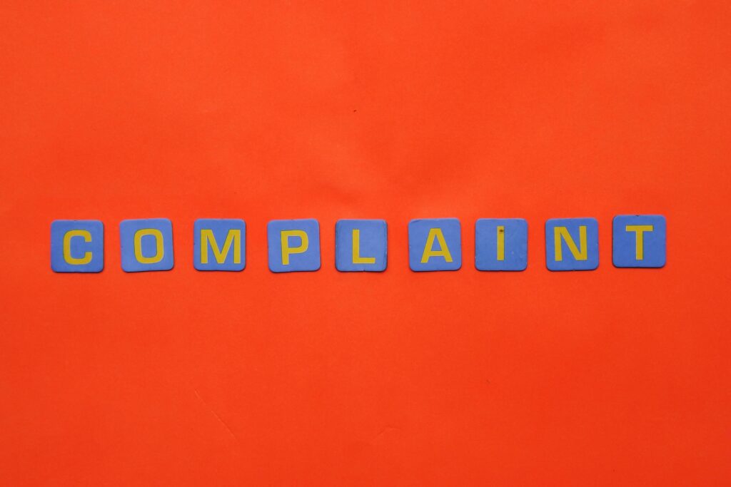 complain